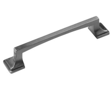 Мебельная ручка-скоба edson 1400 ANTIQUE BRONZE/SILVER/CHROME 128 мм
